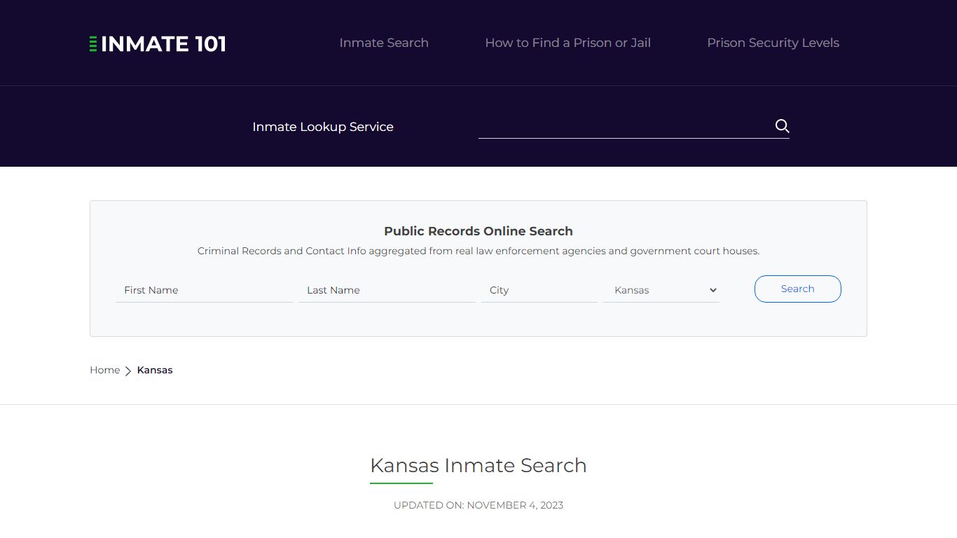 Kansas Inmate Search – Kansas Department of Corrections Offender Lookup
